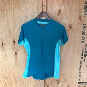 Novara Women's Cycling Jersey Blue & Turquoise